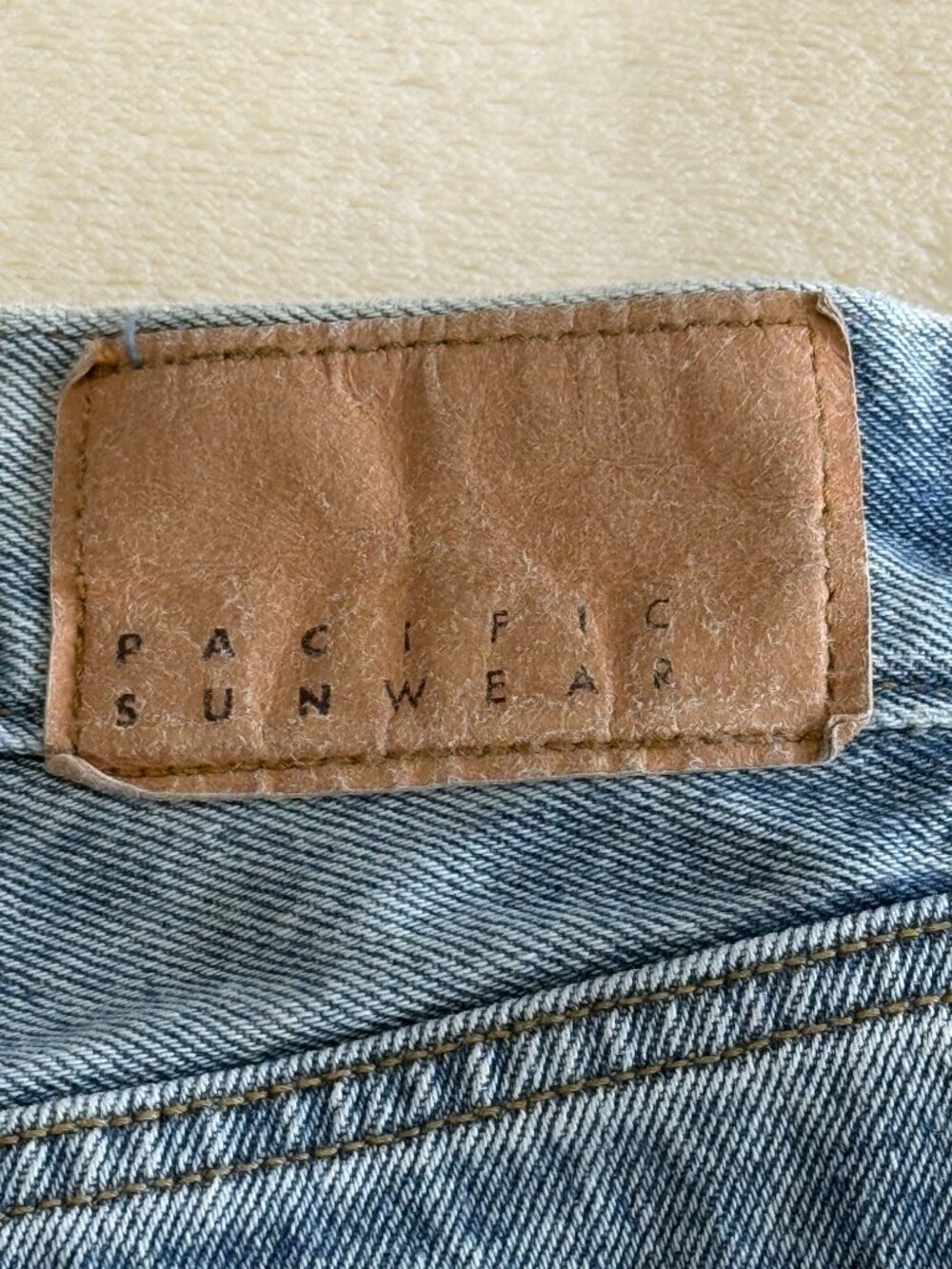 PacSun Blake Extreme Baggy Jeans 29x30 Light Wash Raw Hem Wide Leg - Picture 5 of 16